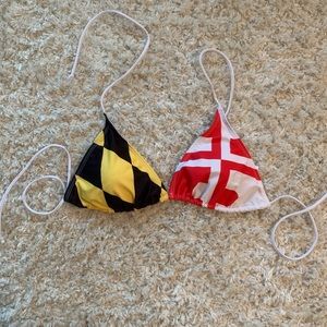 Route One Apparel Maryland Bikini Top